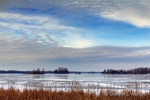 Frozen Big Rideau Lake_04215.jpg - Photographed at Portland, Ontario, Canada.